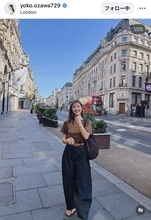 フジ退社の小澤陽子アナ「２歳半にもなると、旅がとっても楽」愛娘とロンドン満喫姿に反響続々「ステキ」