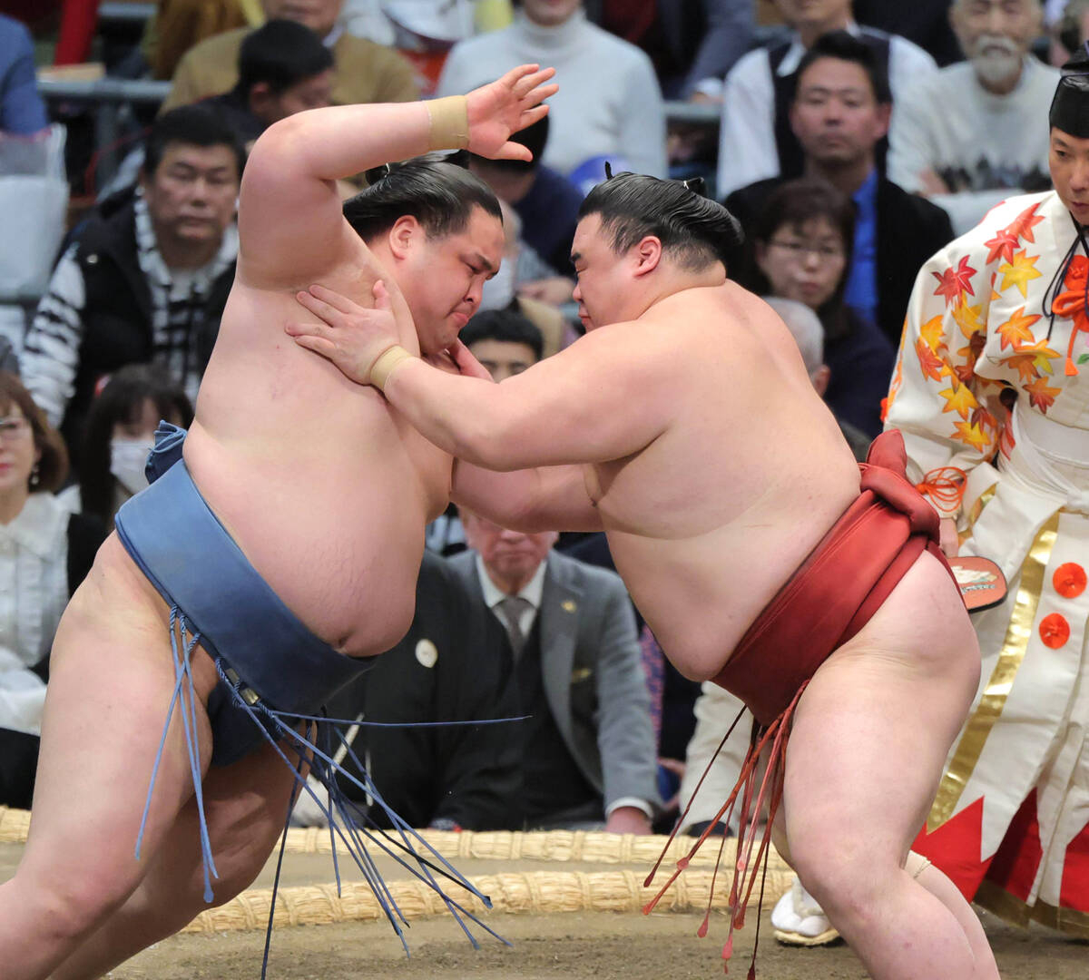 隆の勝、平幕で唯一の全勝キープ「ちゃんと押せているし、足も出ている」