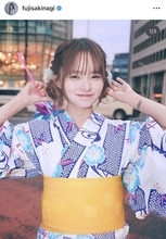 再婚した２児の母・藤咲凪、浴衣姿「きれかぁいいーっ」の加速が止まらない！「消えてしまいそう、儚い」「女神」