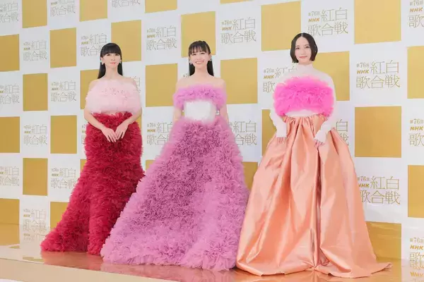 【紅白リハ】Ｐｅｒｆｕｍｅあ～ちゃん　結婚後初めて報道陣の前に登場「いろんな奇跡に感謝したい」、会見限定の「着たい」ドレスで登場も「踊れん」