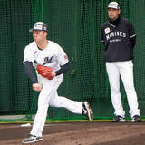 「【ロッテ】「大輔クラス」松井稼頭央臨時コーチがドラ１・石垣元気のブルペン投球に仰天「どれだけまだ出るのかな」」の画像1