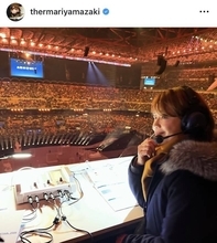 「美しすぎる解説者」五輪開会式中継で話題のヤマザキマリ氏、放送席からの景色公開「１００倍楽しめた」と絶賛の声