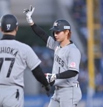 【ロッテ】や～っと初ヒット！　先頭・藤原恭大がいきなり細野撃ち　前回屈辱ノーノーから３０人目の打者が快音