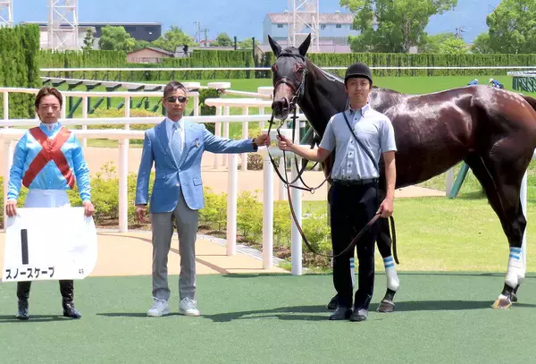 【京都４Ｒ】世界の「クールモア」所有のスノースケープが圧勝　中内田調教師「もっと日本の競馬に興味を...」