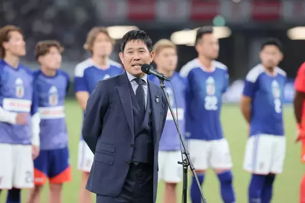 森保一監督「ニッポン一丸の共闘を」「皆様の日常の活力になりたい」壮行セレモニーで熱く宣言…Ｗ杯壮行試合は１―０で勝利