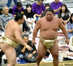 十両・日翔志が地元・立川立飛巡業に特別参加「よく遊びに来ていたので、思い出深い。声をかけてもらえて、うれしい」
