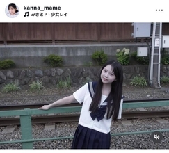 「ＧＴＯ」出演で話題・１７歳のセーラー服姿に「これは可愛すぎ」「はかない透明感」「美少女すぎる」カジサックの長女・梶原叶渚
