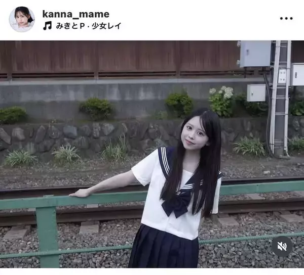 「ＧＴＯ」出演で話題・１７歳のセーラー服姿に「これは可愛すぎ」「はかない透明感」「美少女すぎる」カジサックの長女・梶原叶渚