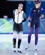 【ミラノ五輪】吉田雪乃　師匠・清水宏保氏とリンクで対面「足が戻ってこないような感覚」に即席コーチングも