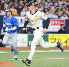 【阪神】新外国人ルーカスが初回に３安打２四球で３失点　来日初登板で苦しい立ち上がり