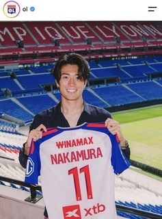 「かっこいい！」中村敬斗、フランス１部リヨン移籍　ファン歓迎「人気が急上昇する」「女性たちを魅了するつもりだ」