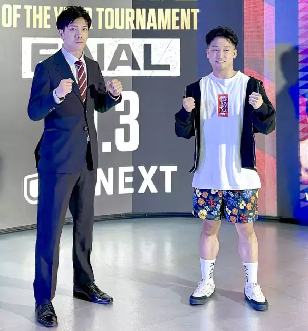 【ボクシング】ヘビー級→ミドル級の筒井ちび太、東日本新人王決勝会見でおねだり「スーツを買ってください！」