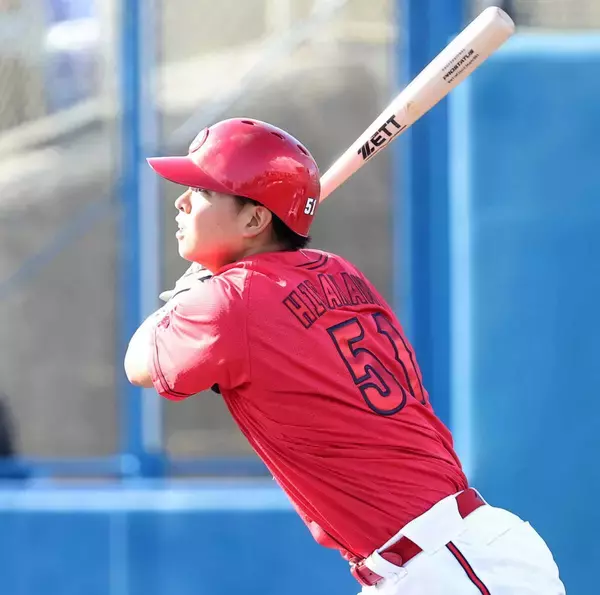 【広島】ドラフト１位・平川蓮が７戦連続安打　第１打席は脅威の７打数５安打、打率７割１分４厘　２月は全試合安打