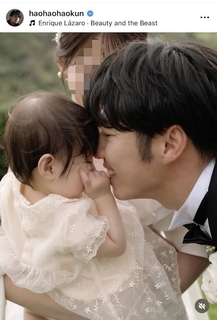 「世界に一つだけ」４代目バチェラー・黄皓さん、幸せあふれた結婚式フォト！「尊すぎ」