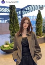 めるる、カジュアルコーデ姿に「お人形さんみたいに可愛い」「めっちゃ綺麗」「春ですね」「輝いてる」