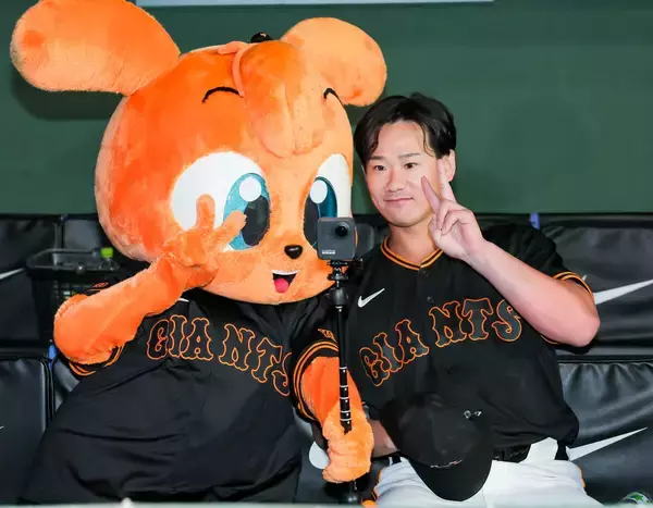 【巨人】自己最長タイの８回０封の井上温大「卓三さんが『頑張れ』って」プロ初犠飛も「練習の成果が出てよかった」…ヒーローインタビュー