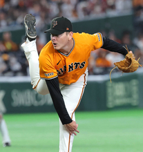 【巨人】ハワードが５回３安打無失点　３勝目の権利持ち７３球で降板　前回登板から１１イニング連続無失点