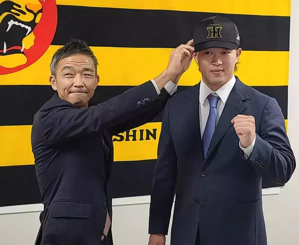 【阪神】現役ドラフトで加入のハマちゃん「人見知りなんで。その不安が一番」入団会見で告白