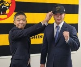 【阪神】現役ドラフトで加入のハマちゃん「人見知りなんで。その不安が一番」入団会見で告白