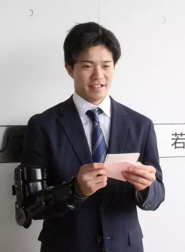 【ソフトバンク】ドラフト４位・相良雅斗が入寮　右肘手術でリハビリスタートも「良かったと最終的に思えるように」