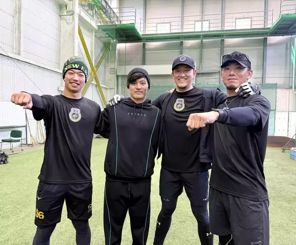 【阪神】侍ジャパン選出の坂本誠志郎「一気に緊張感が出てきた」　岩貞祐太らとの合同自主トレ公開