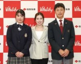西村優菜が関西ゴルフ連盟に寄付「先輩プロとして、いいお手本であれるように日々精進」