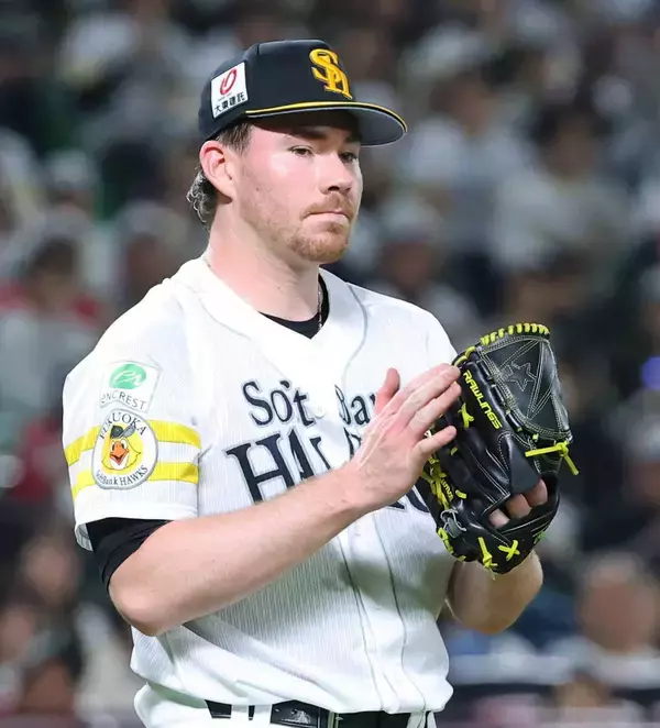 【ソフトバンク】カーター・スチュワートが５回途中３失点６四球で降板「先発としての役割を果たすことができませんでした。チームに申し訳ない」