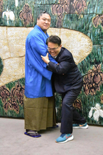 関脇・若隆景が名古屋市長、愛知県知事を表敬訪問…大村知事「ＩＧアリーナのこけら落としで踏んだ四股を鮮烈に覚えている」