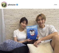 婚活リアリティショーで結婚成立の西澤由夏アナ、イケメン男性とラブラブ「距離ちっか」「顔が似てる！」「早く結婚して」
