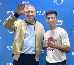 【ボクシング】松本流星の対戦相手が公開練習 　今月にパパになる予定のラッセル・アコスタ「人生で一番大きな試合」