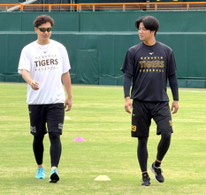 【阪神】さあＶウィークやで！　大竹耕太郎、高橋遥人、才木浩人が甲子園での投手指名練習で調整　優勝マジック４で最短Ｖ３０日