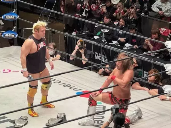 征矢学、パートナー「未定」で内藤哲也＆ＢＵＳＨＩ「ＧＨＣタッグ」挑戦要求「パートナーが決まってないと挑戦しちゃいけないって理由はない」…２・１１後楽園全成績