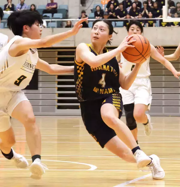 【高校バスケ】女子・浜松南が市立沼津を下して３９年ぶり決勝進出　センター相沢彩乃が両チーム最多３０点…静岡県総体準決勝