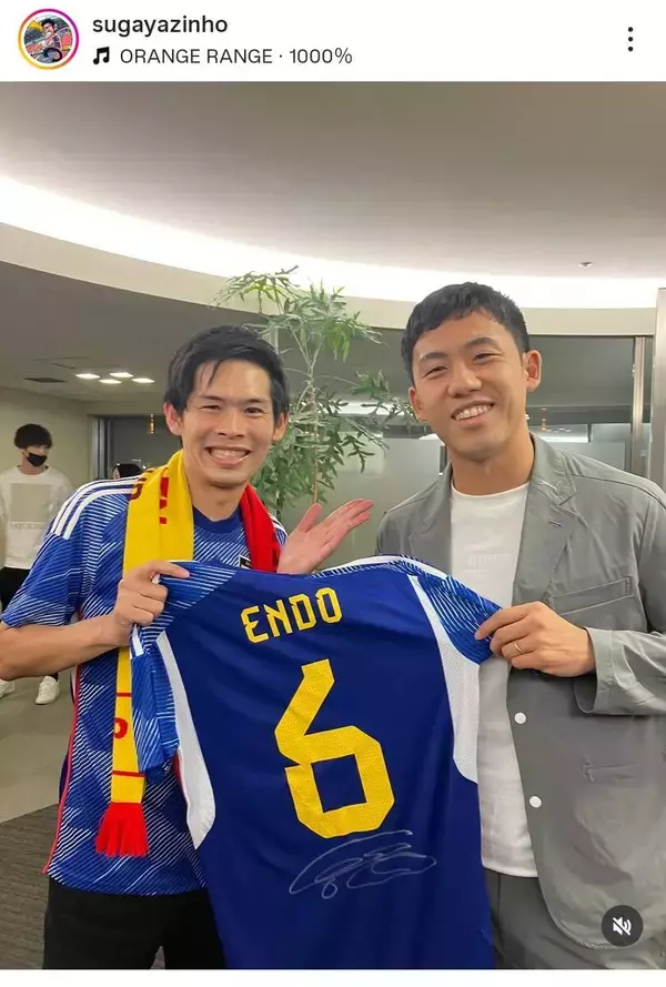 Ｗ杯でバズった“神ヘディング”芸人　４大会連続現地へ！代表離脱の遠藤航に「一緒に闘いたかった」カカロニすがや