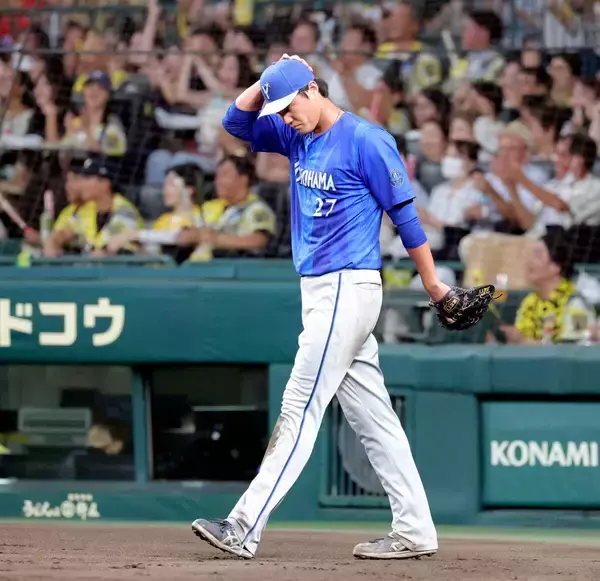 【ＤｅＮＡ】藤浪晋太郎が伏見寅威に同点適時打を浴びる…大山悠輔には死球で敵地騒然も　甲子園で古巣に初登板