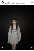 カジサックの長女・梶原叶渚、ＴＧＣに降臨！ミニ丈ワンピ姿に「顔小さすぎ」「あしほそ」「本当に可愛いしスタイル良い」