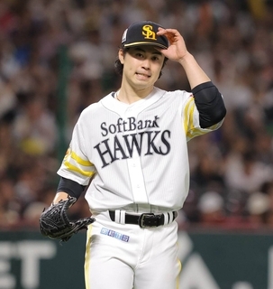 【ソフトバンク】松本晴が自身初の１０勝目の権利を得て降板　５回２安打１失点