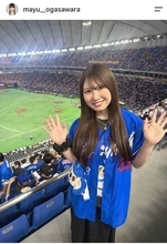 父は球界屈指の強打者！２７歳の美人娘「ドラゴンズを応援して１３年目」日大芸術学部卒、タレント活動中の小笠原まゆ