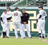【阪神】高卒４年目・茨木秀俊が１軍の投手指名練習に合流、今季２軍２試合で防御率０・９６