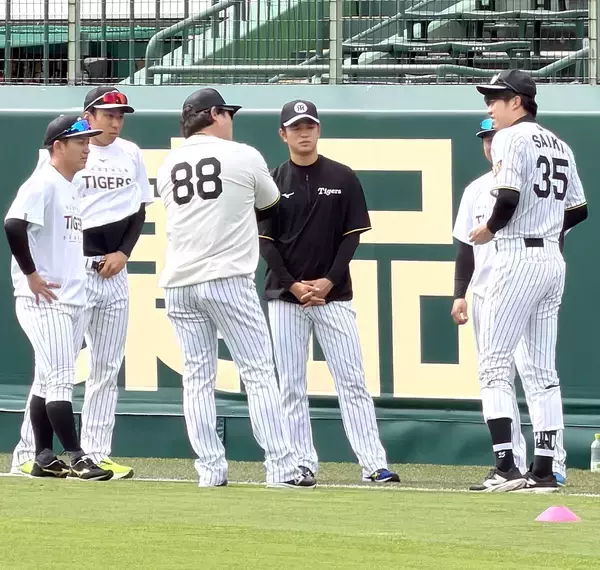 「【阪神】高卒４年目・茨木秀俊が１軍の投手指名練習に合流、今季２軍２試合で防御率０・９６」の画像