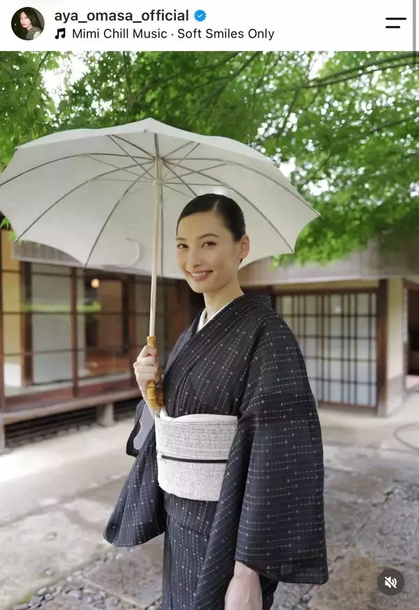 日本の美！大政絢の上品な着物姿に「美女だなあ」「見惚れます」「上品」「なでしこ」