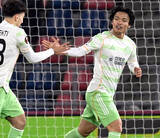 「セルティックＭＦ旗手玲央が痛恨の退場　前田大然のアシストから先制ゴールも…４分間でイエロー２枚」の画像1