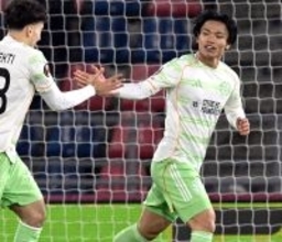 セルティックＭＦ旗手玲央が痛恨の退場　前田大然のアシストから先制ゴールも…４分間でイエロー２枚