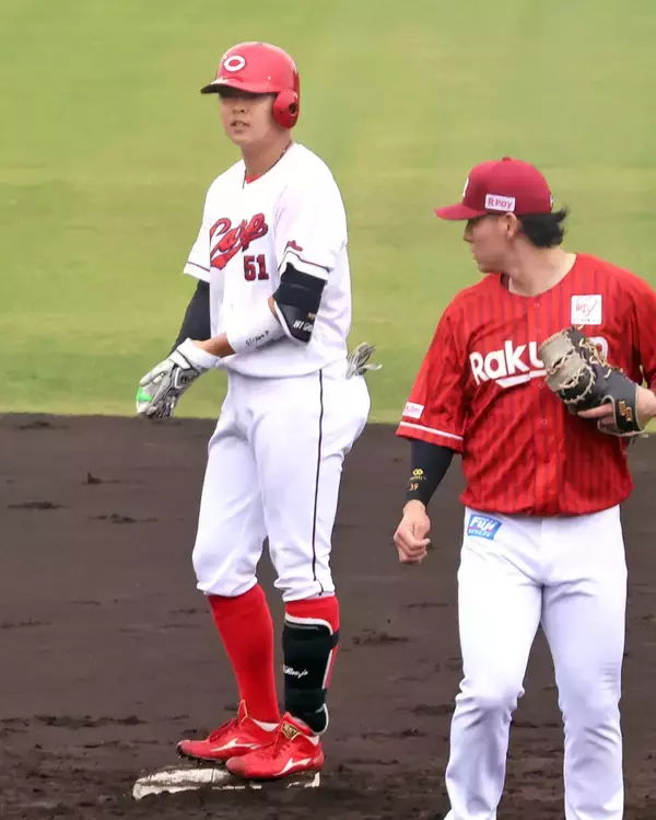 【広島】両打ちのドラ１･平川蓮が２戦連続マルチ　右打席では実戦４戦で"打率１０割"