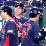 「大谷翔平の１イニング５打点は侍ジャパン主要大会新！　満塁弾の後は右前タイムリーで打点量産　４打点の坂本勇人超え」の画像1