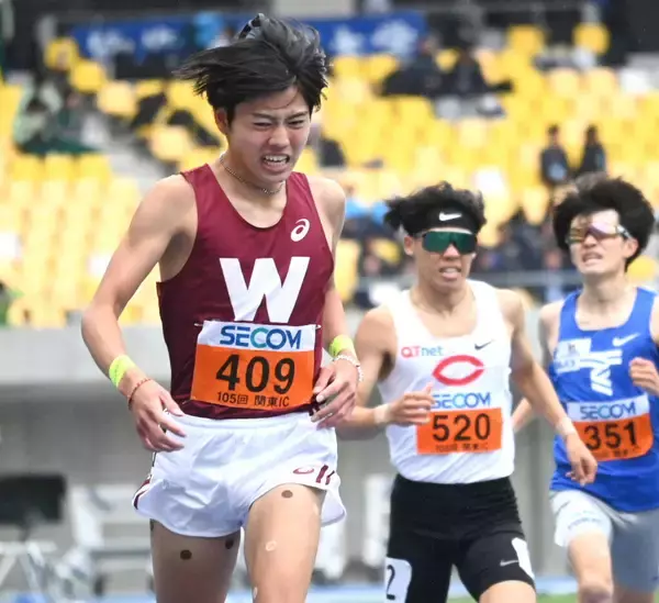 早大ルーキー本田桜二郎が大逃げも２位惜敗　順大の後田築が逆転優勝　男子１部１５００Ｍ