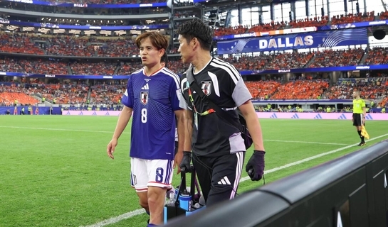 「重傷じゃないといい」…左膝負傷「日本代表」久保建英に「モーニングショー」玉川徹氏が願う「打撲であれば…次の試合の後は間に合う可能性十分」