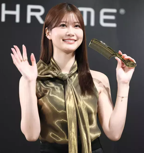 生見愛瑠　イメチェンへ意欲「金髪ハイトーンに挑戦してみたい」美髪なびかせ登壇