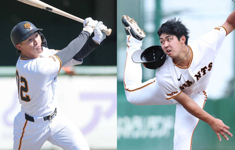 【巨人】韓国「ＫＢＯフォールリーグ」派遣中の中田歩夢＆吹田志道が開幕戦で出場！　好投＆初ヒットをマーク