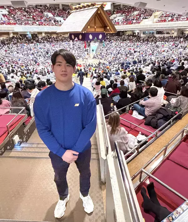 安青錦の来日時に共同生活を受け入れた山中新大さんが来場　新大関へエール「楽しんで、自分の相撲を取り切ってくれれば」